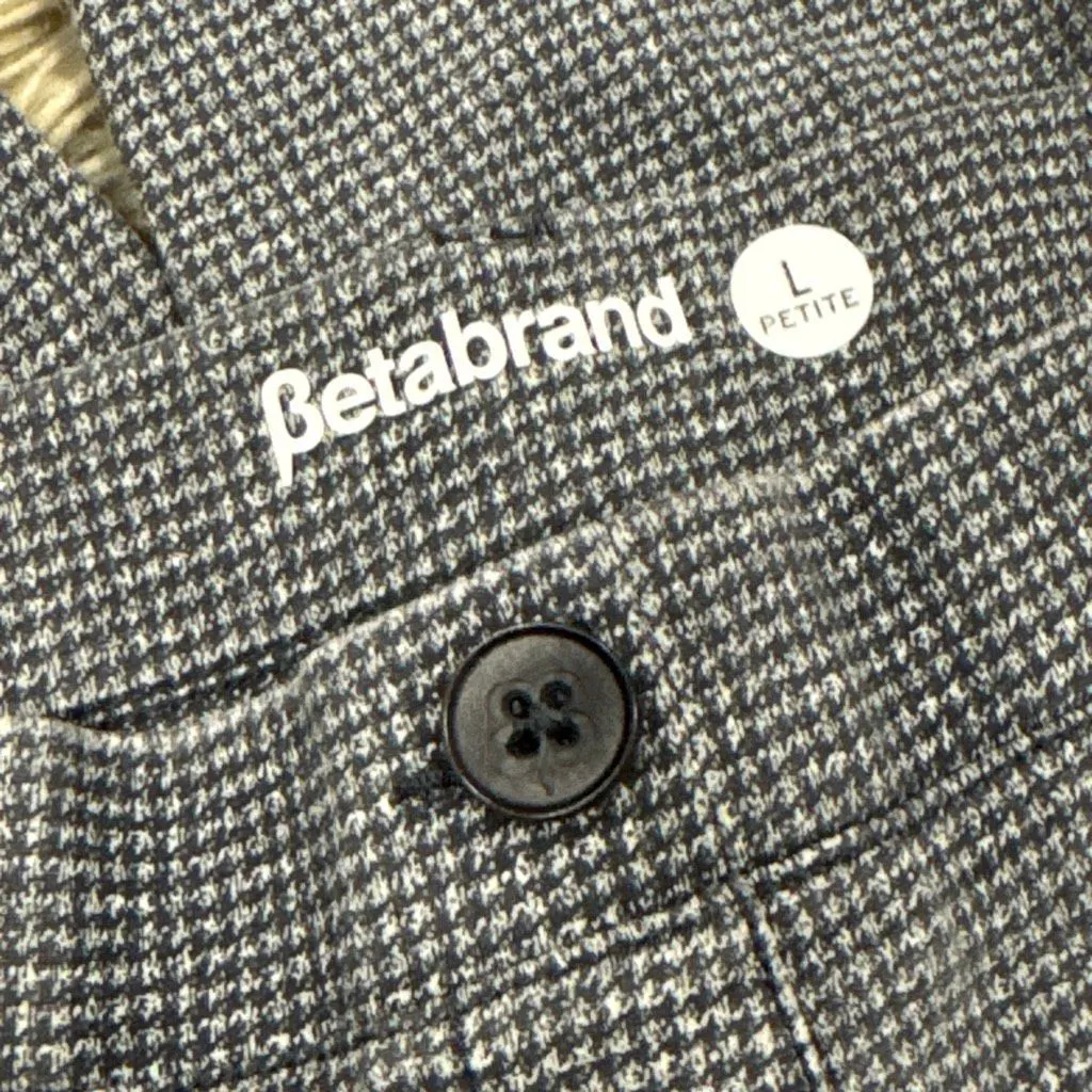 Betabrand gray pants size large petite - Image 2