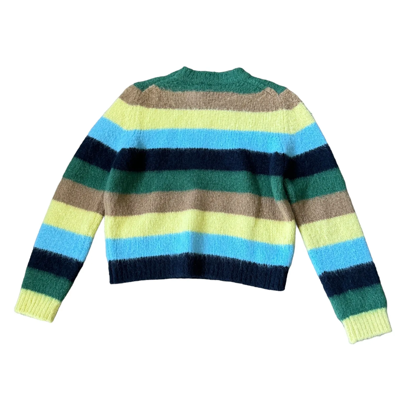 Maje Striped Mohair Sweater - Image 4