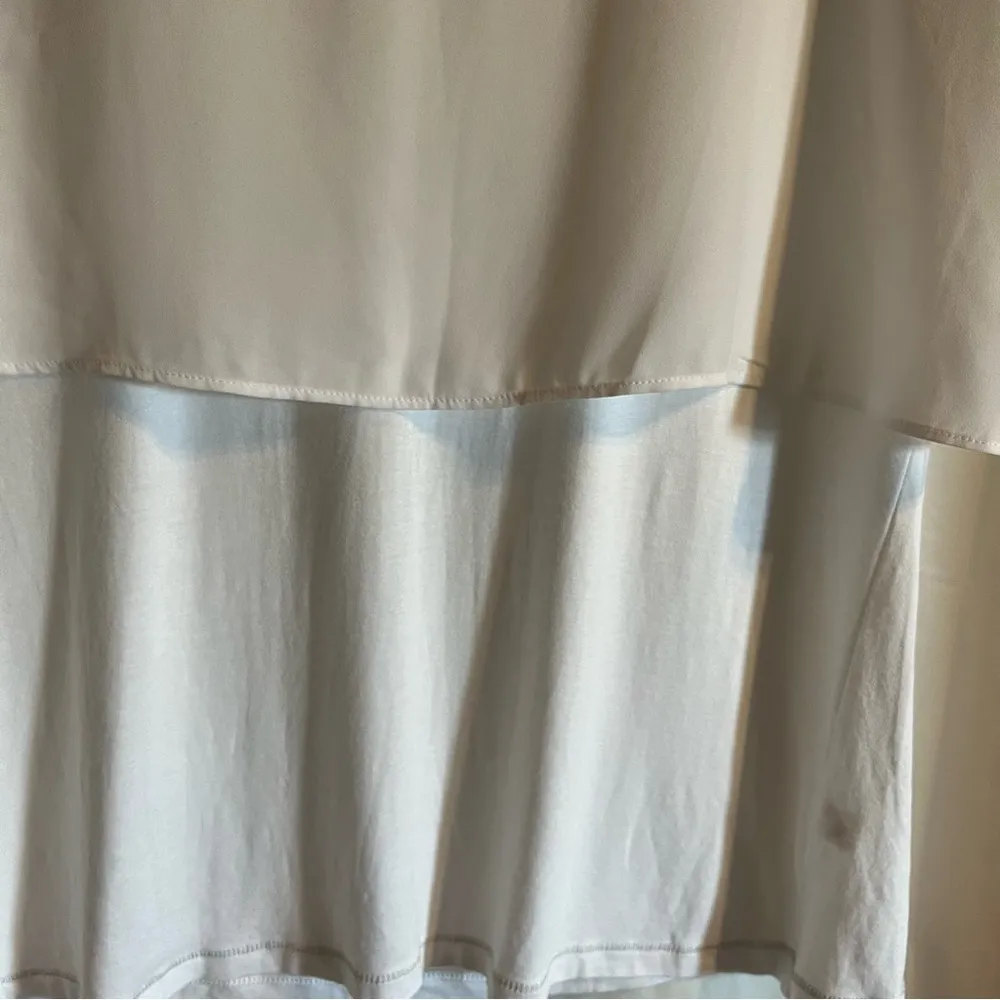 Juicy Couture Layered Top Size Medium Sparkle Collar Blouse Lightweight Pullover - Image 4