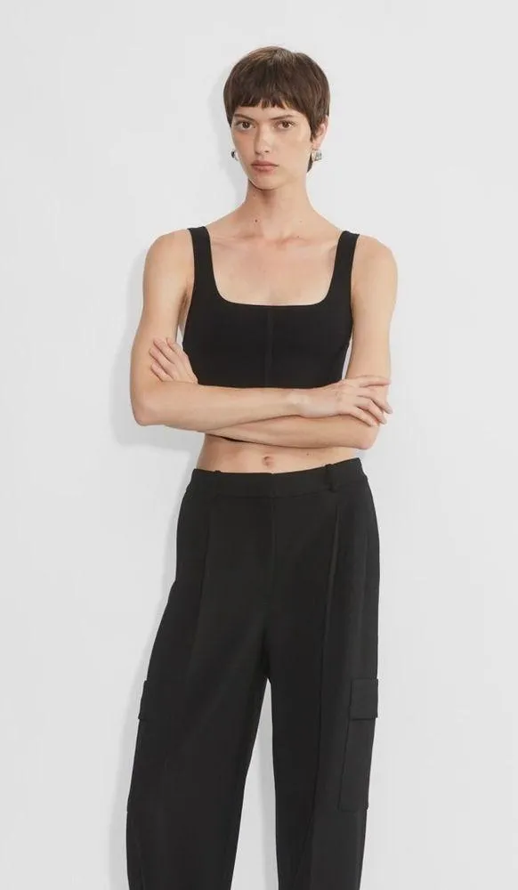 ARITZIA Sculpt Knit Bustier Tank In Black - Image 5