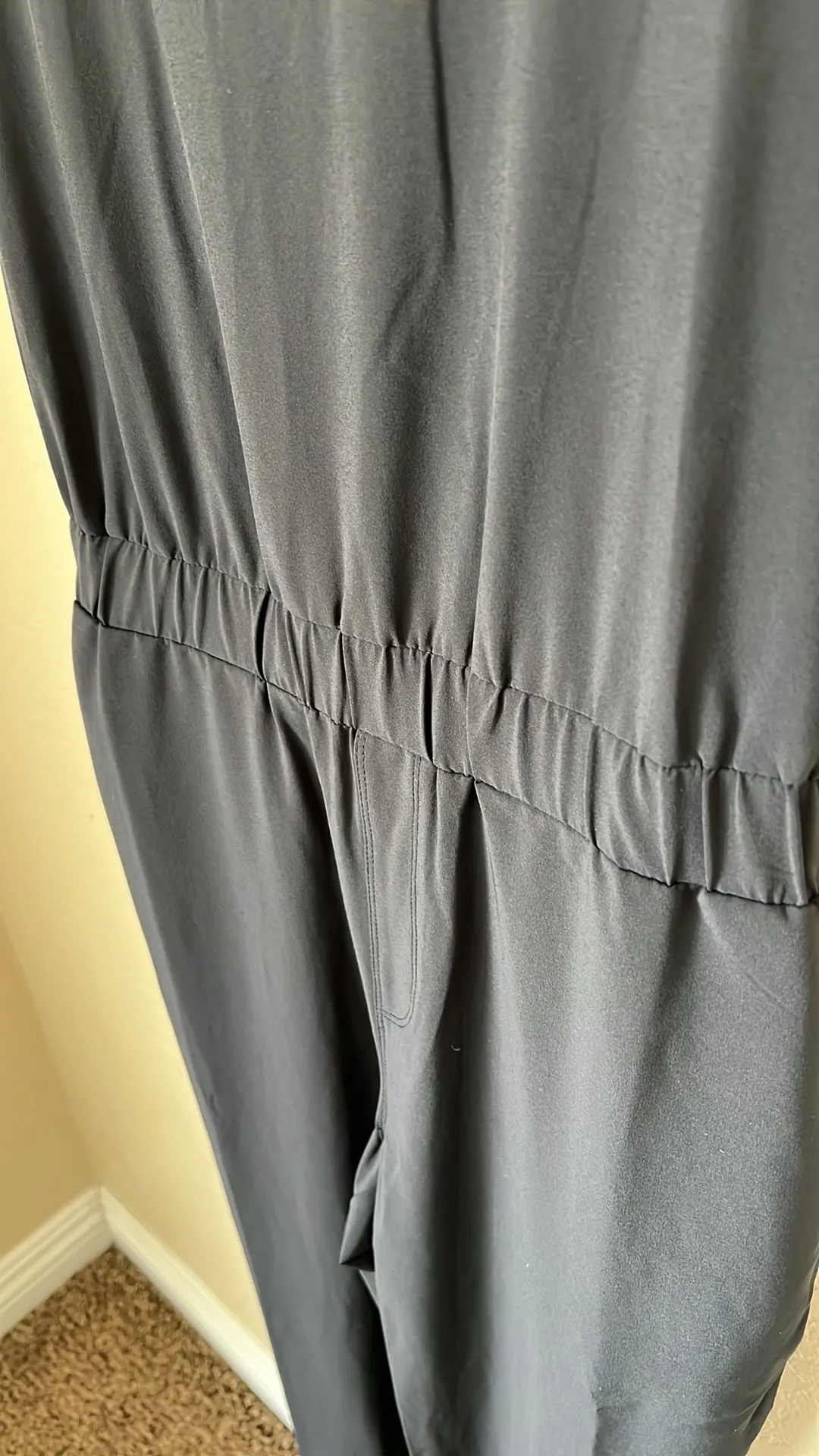 Banana Republic Black Stretch Active Jumpsuit NWT - Image 4