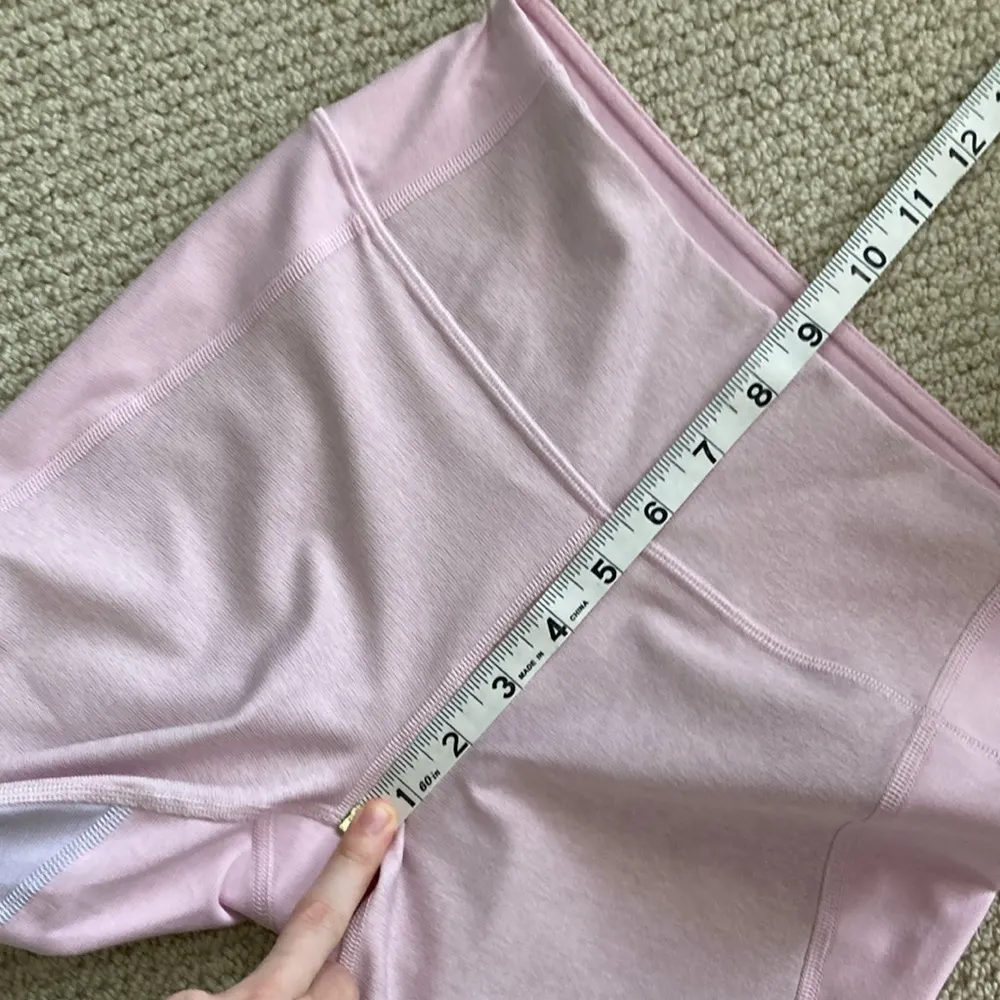 Outdoor Voices 7/8 Tri-Tone Warmup Leggings Textured Compression Pink Like New - Image 7