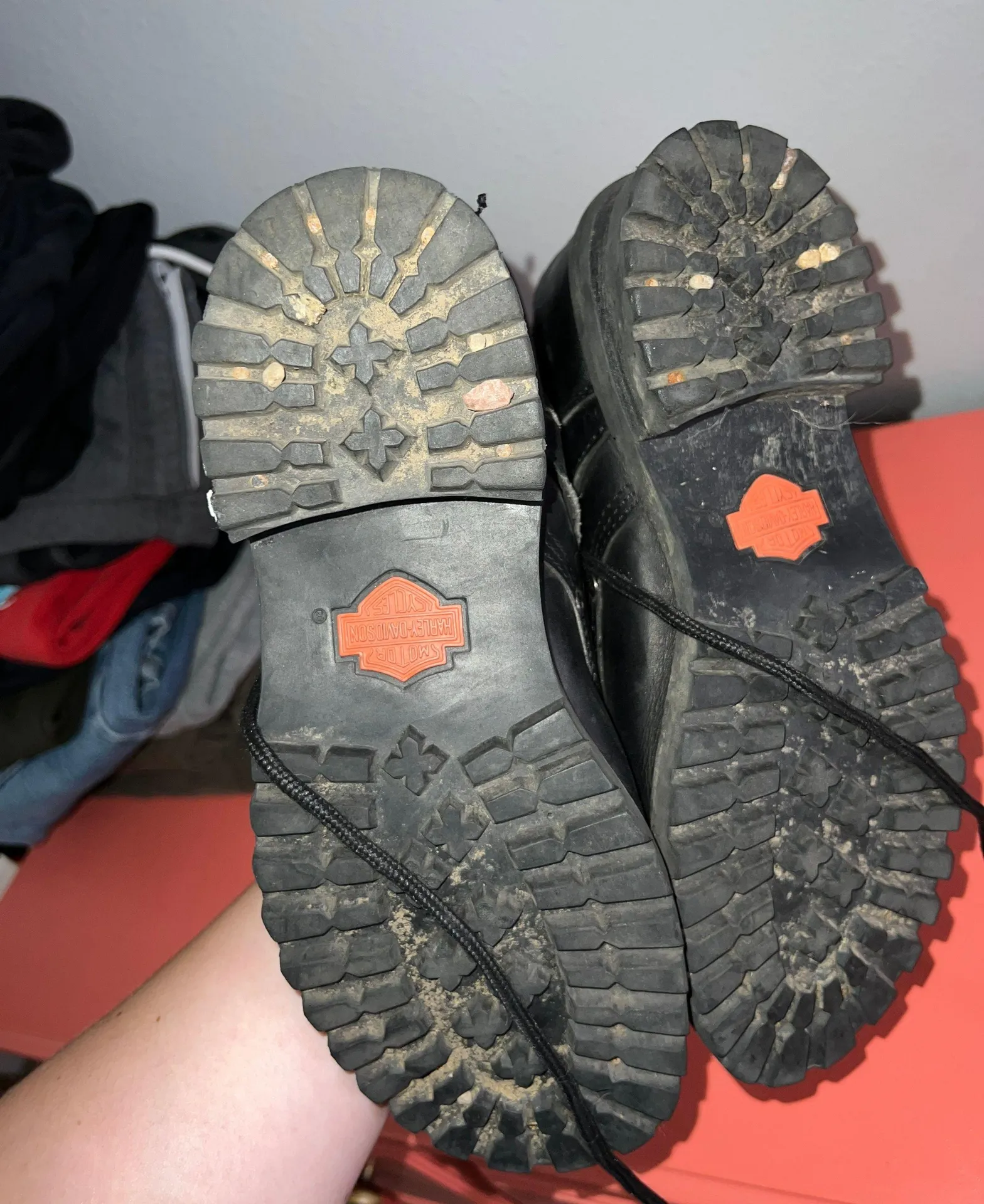 Harley Davidson Mid Combat Biker Boots - Image 6