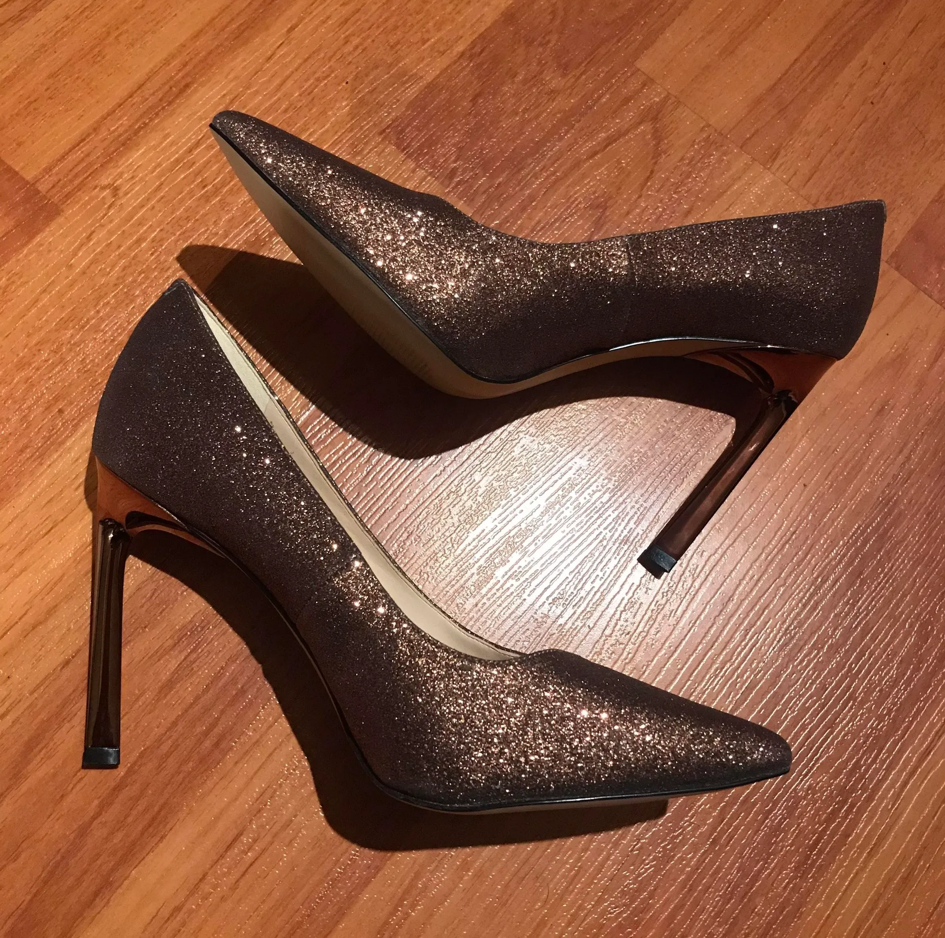 NWKAYLEE Bronze Glitter Stilettos  - Image 5