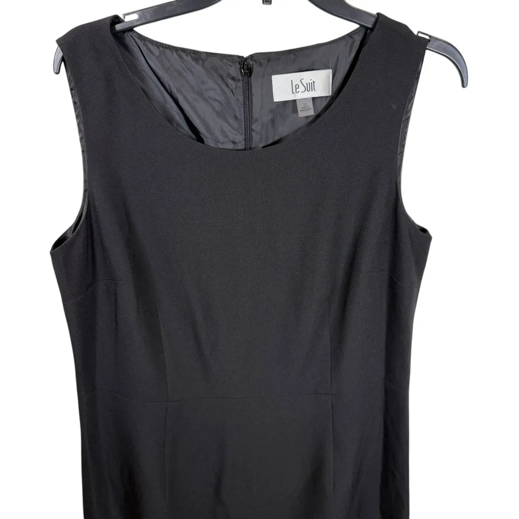 NWT 2-Piece LeSuit Elegant Black Dress & Blazer Size 12 MSRP $300 - Image 3