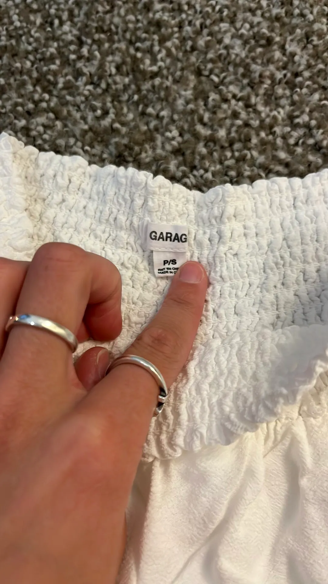 Garage White Skirt - Image 2