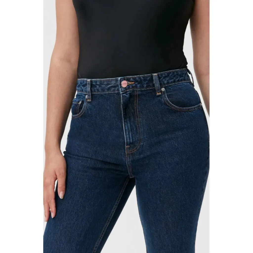 GANNI Womens Dark Wash Bootcut Denim Jeans Size 32 x 34 NEW NWT - Image 6