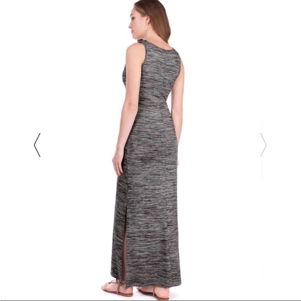 Seraphine Gray Maternity Maxi Dress - Image 2
