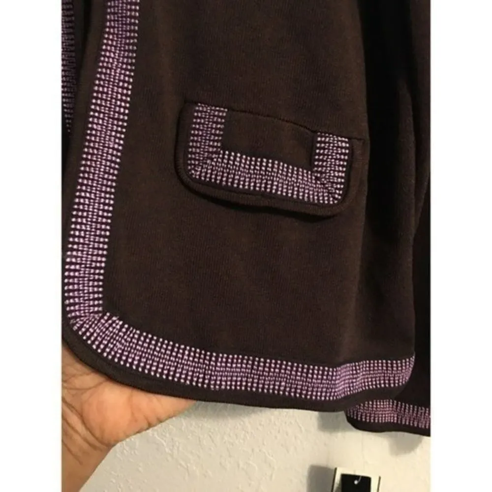 yarns & stitches jacket L color brown new … Size L - Image 11