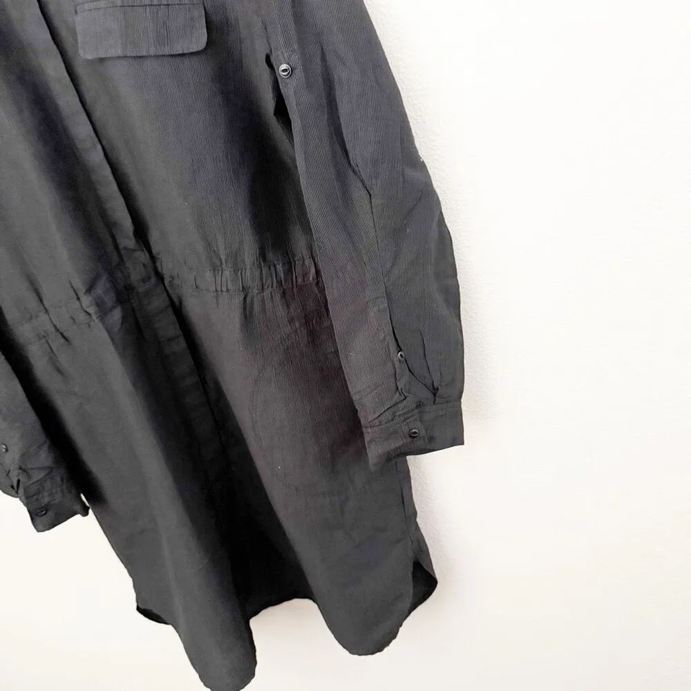 ATM ANTHONY THOMAS MELILLO | Dark Charcoal Mini Ribbed Snap Closure | Medium Gray - Image 8