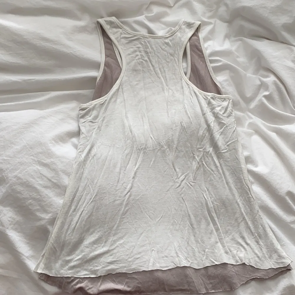 Jeweled double layered raw hem tank top - Image 4