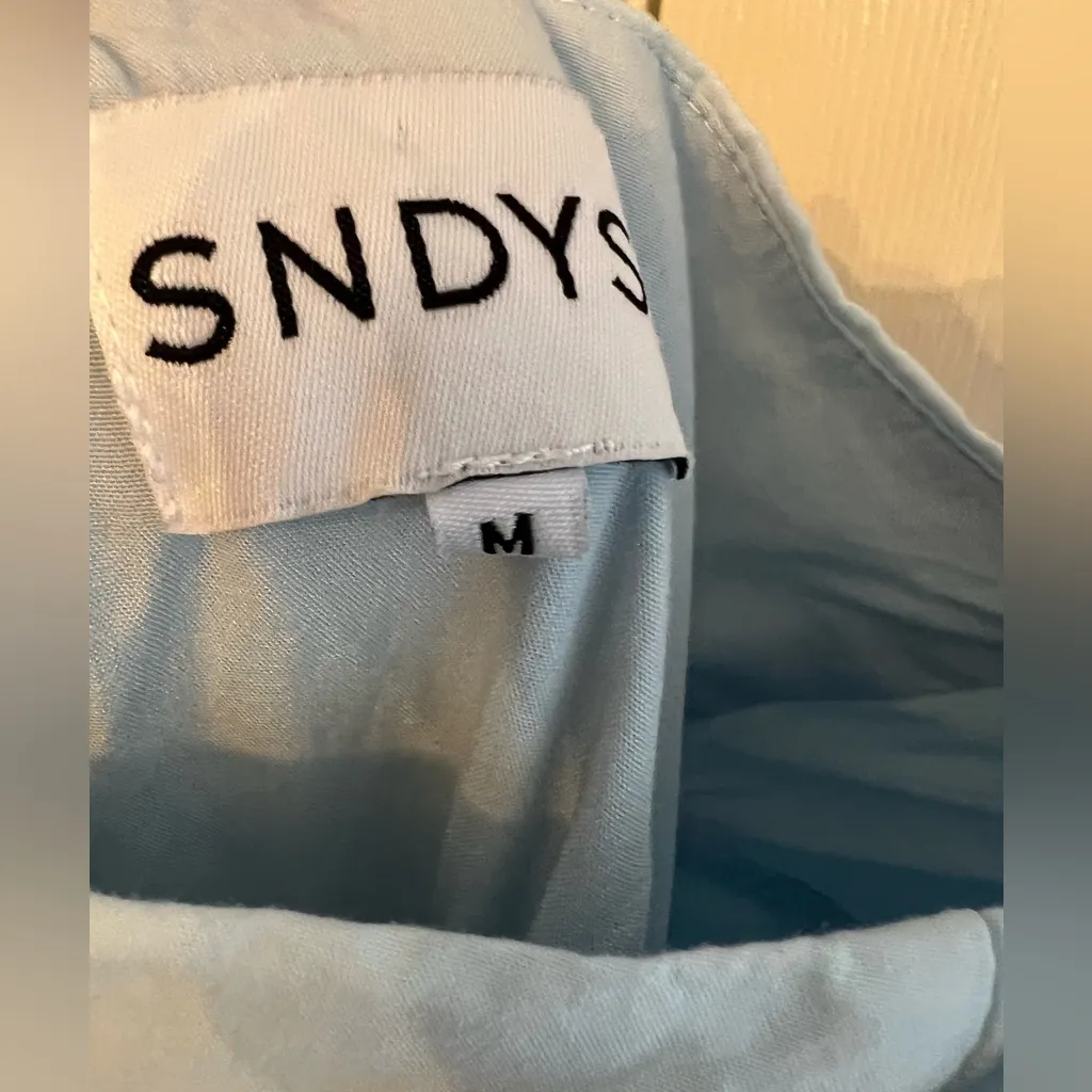 SNDYS Talassa Maxi Dress in Blue - Image 4