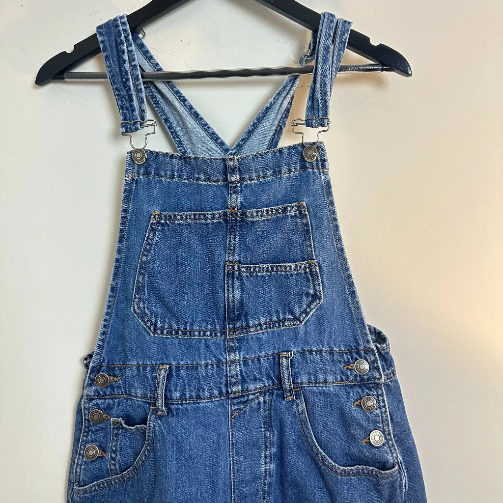 FREE PEOPLE We the Free Ziggy Denim Shortalls in Mantra Size X-Small - Image 4