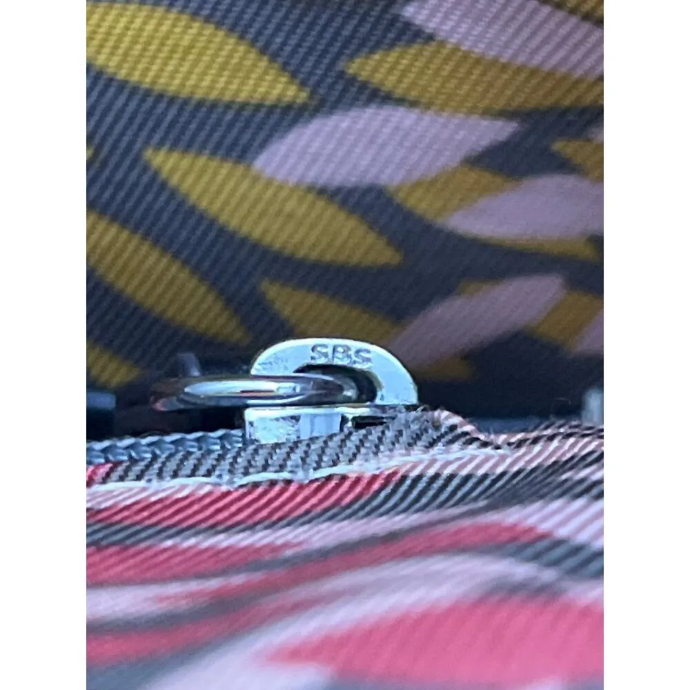 Lodis Black Pebbled Leather Tote Bag – Floral Lining, Zippered Top, Shoulder0 - Image 15