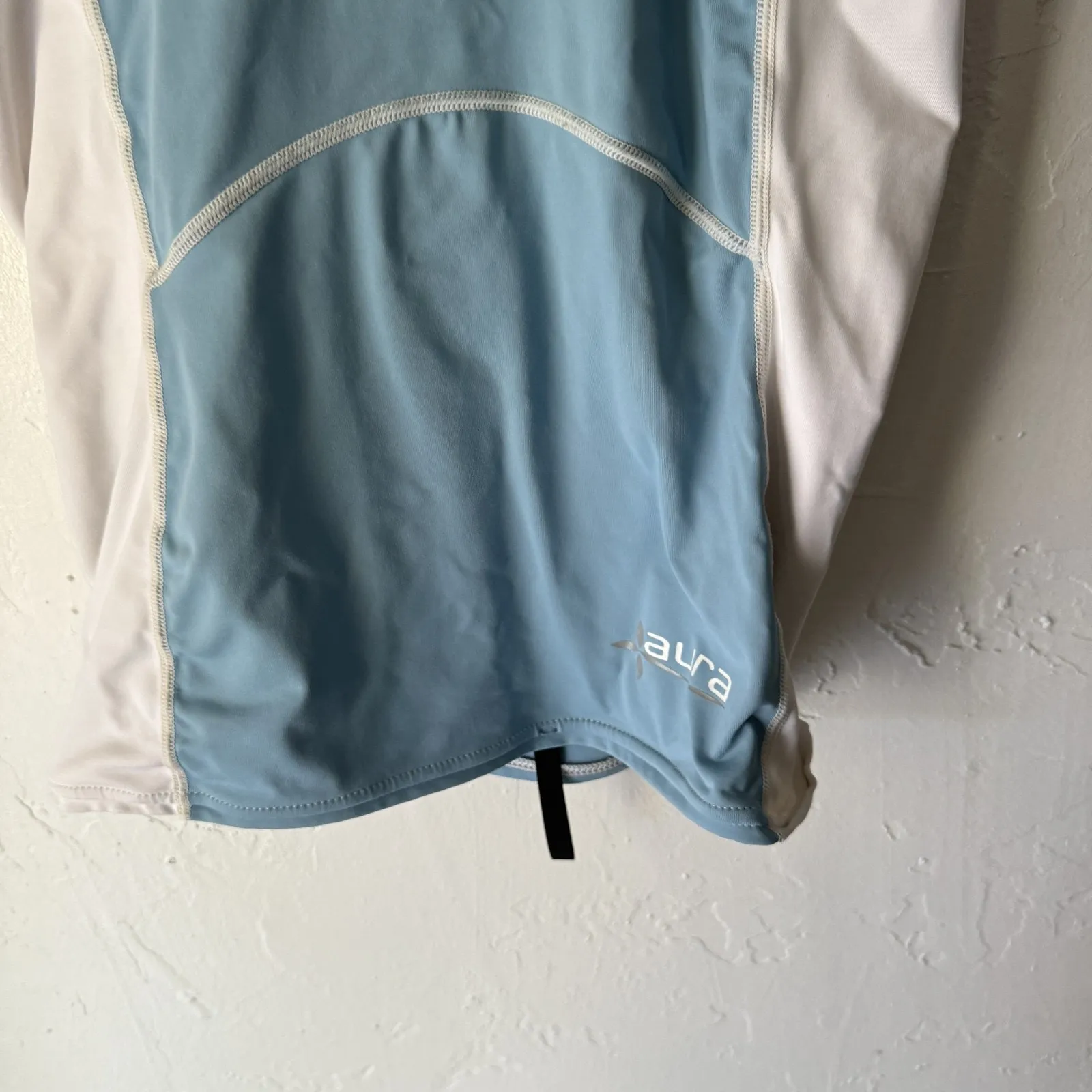 Body Glove Aura UV Shirt Large Blue White‎ UPF 50 Sun Protection Swim Rash Guard - Image 3