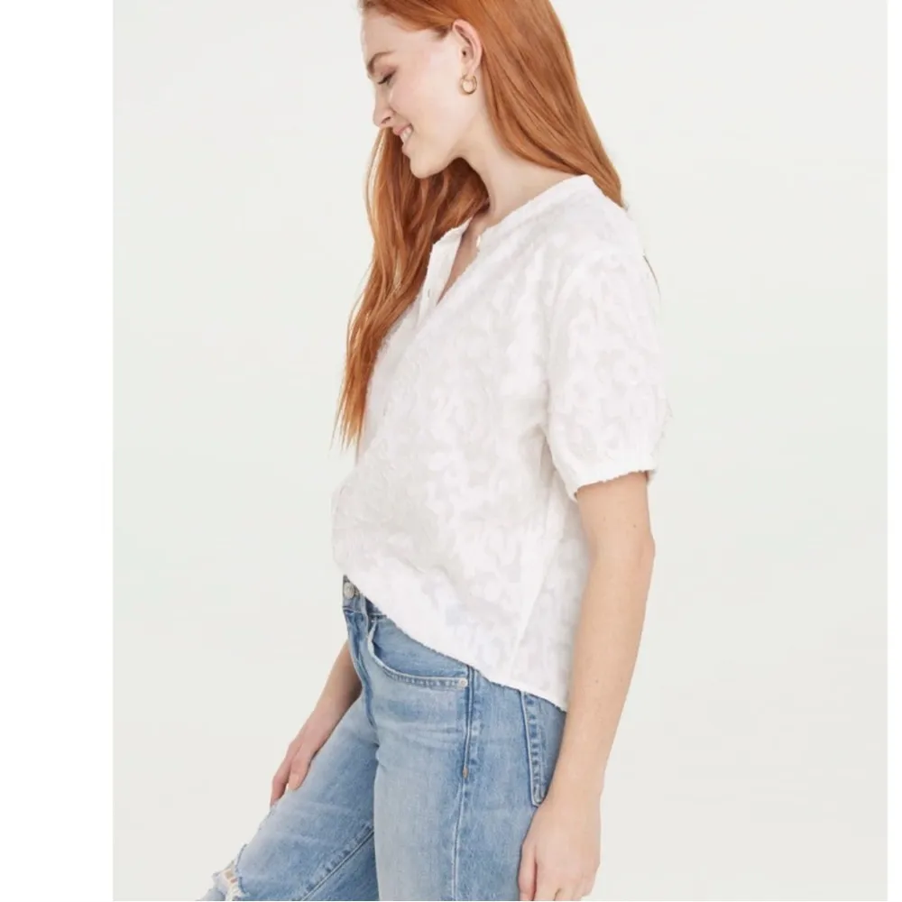 Splendid Pierce White Cotton Button-Front Blouse NWT - Image 5