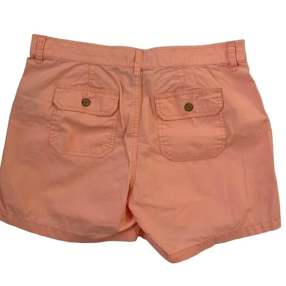 Gap Women Size 6 Peach Skirt Cargo Shorts 20-903 - Image 2