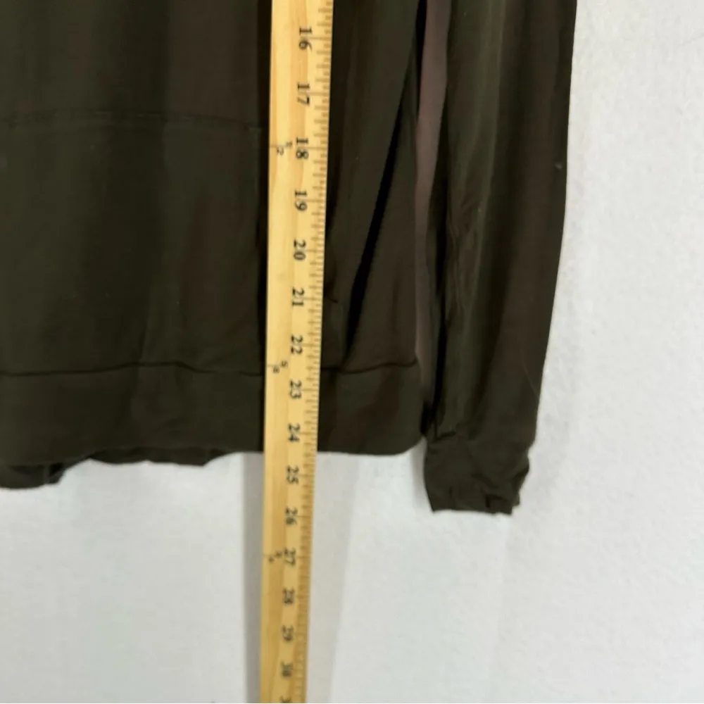 Pink Republic Long Sleeve Hooded Top Women’s Small Green - Image 5