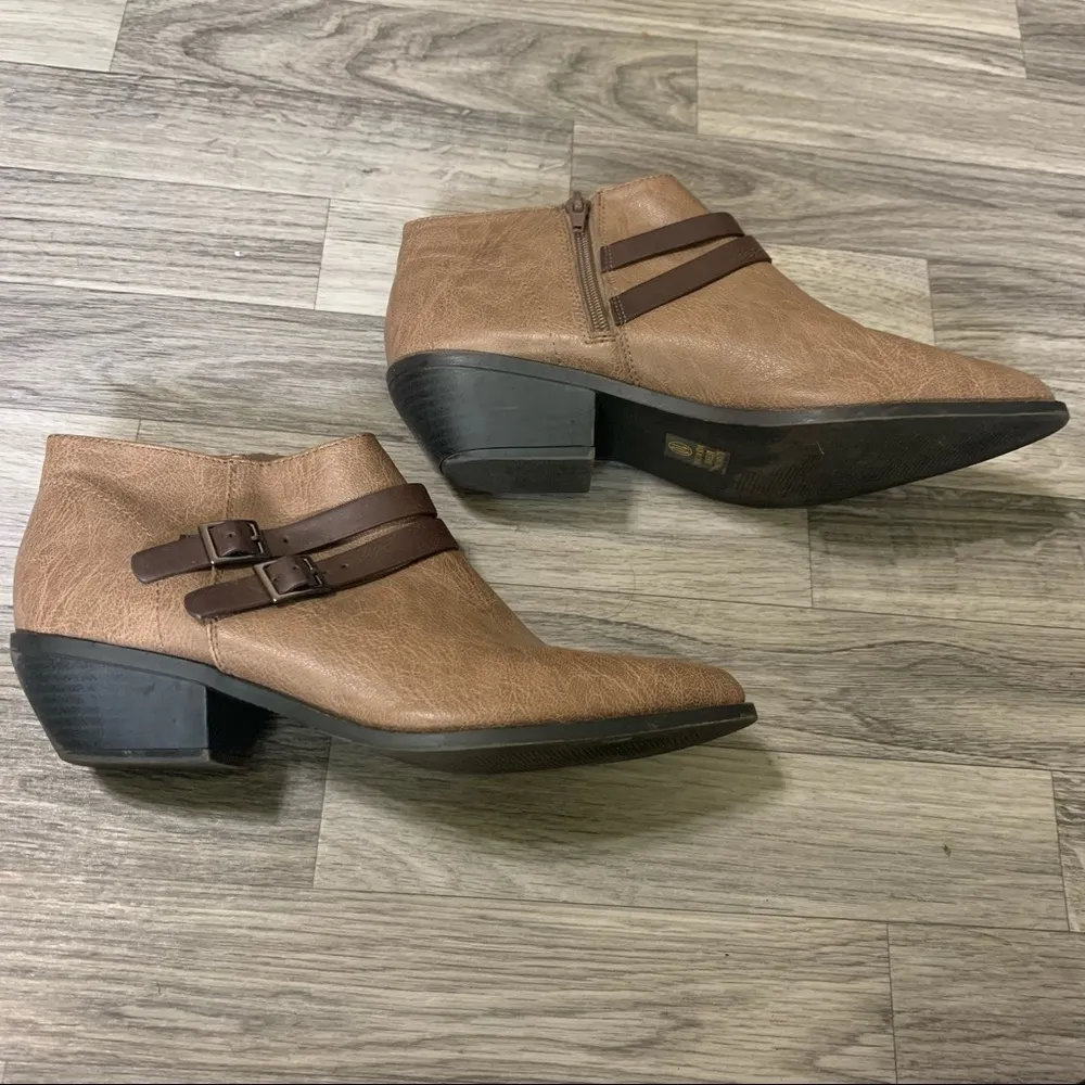 🌿Soda Tan Ankle Boots; 10 Women’s - Image 2