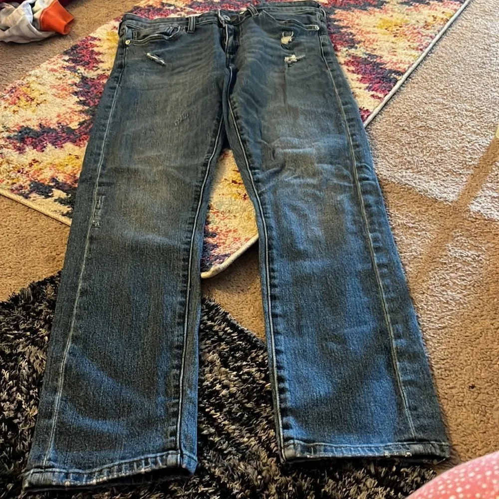 Anthro pilcro boyfriend jeans 27 - Image 2