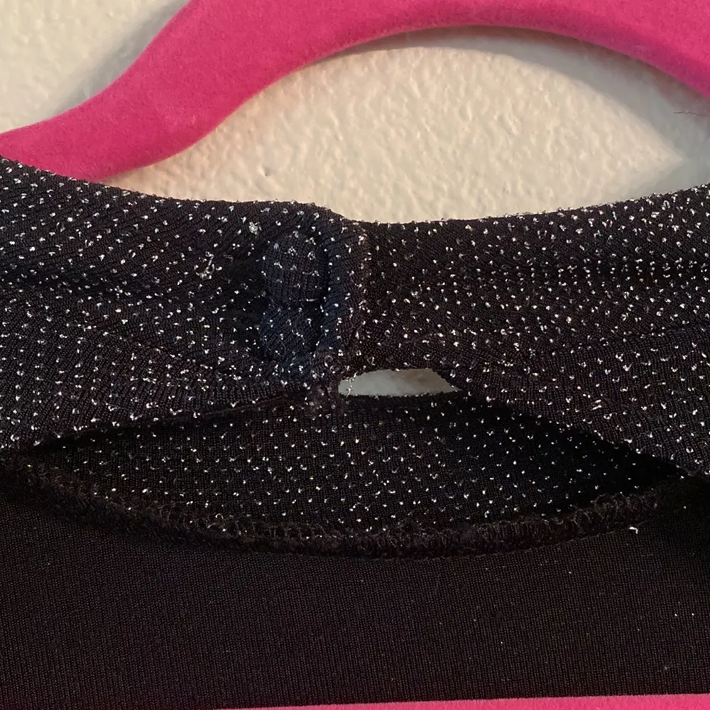 Black and Silver Sparkle Bodysuit - Image 3