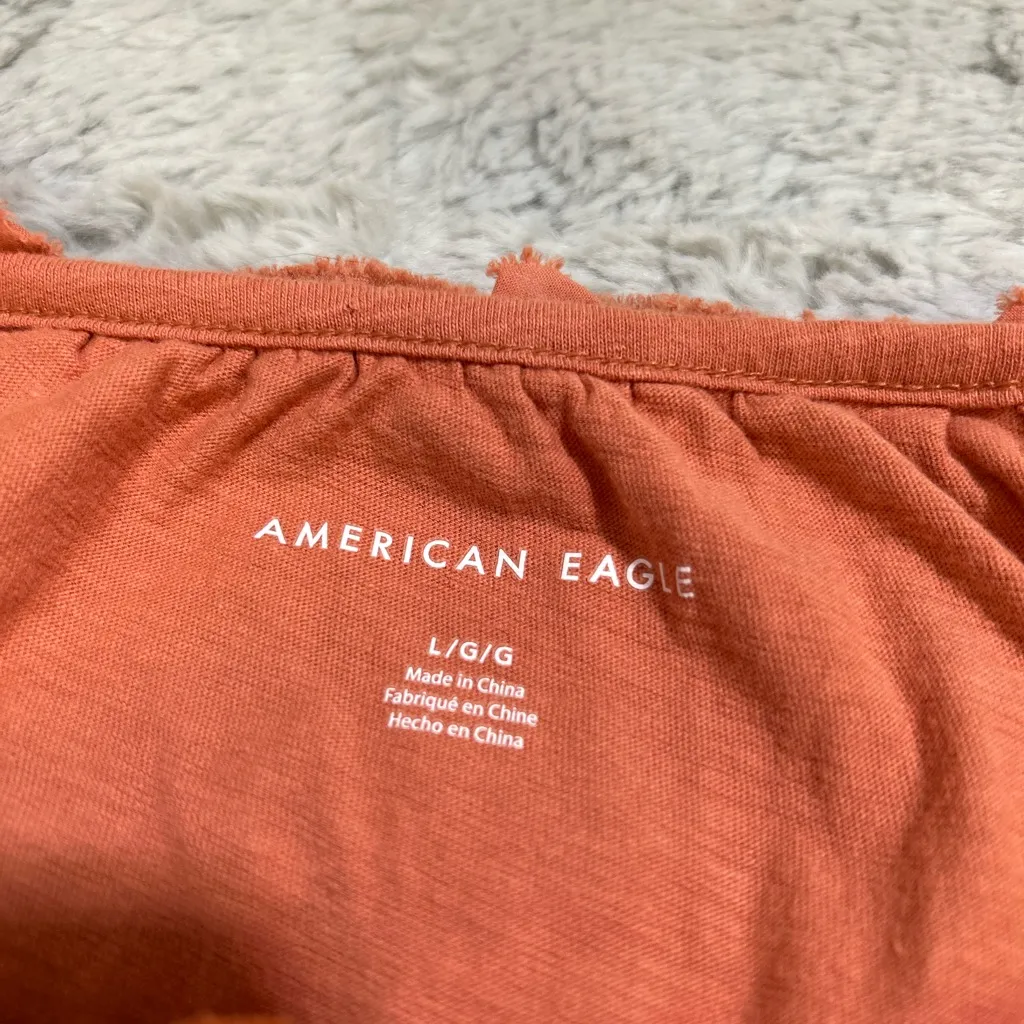 American Eagle Outfitters Babydoll Ruffled  Blouse - Image 7