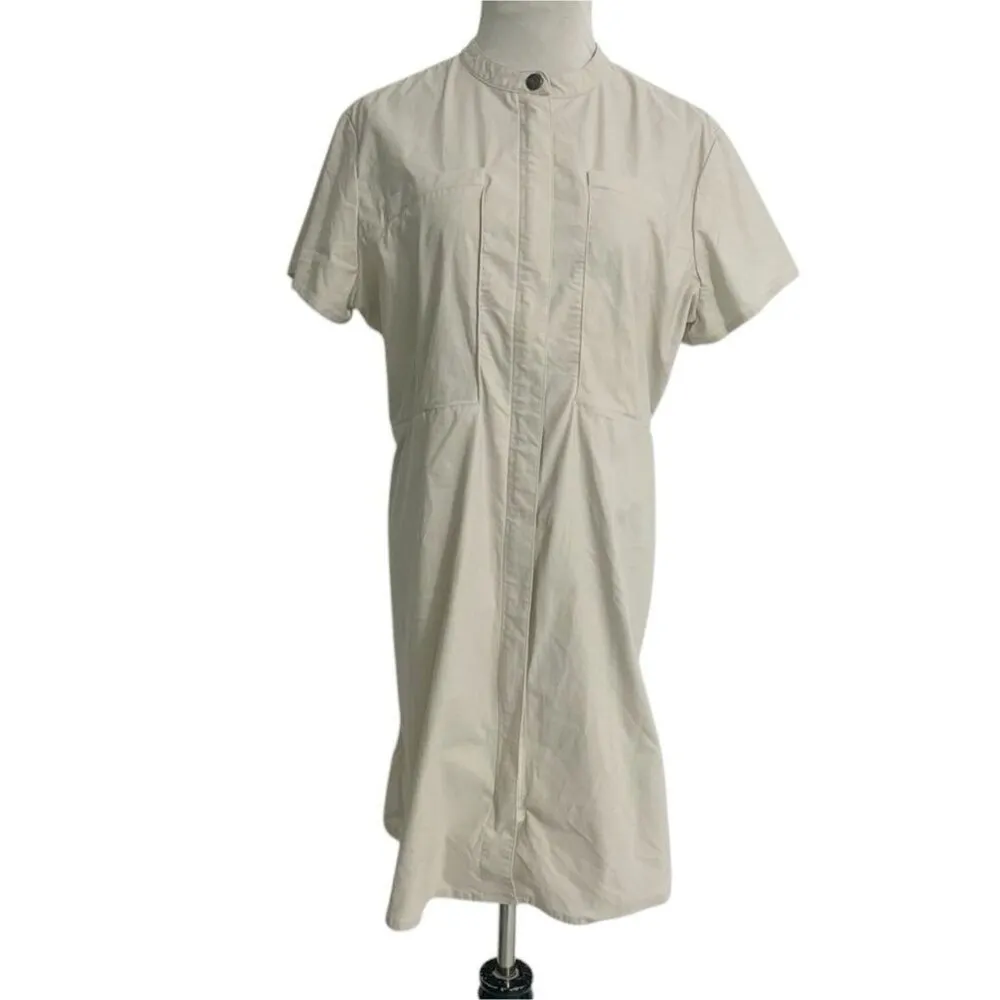 Anatomie Size XL Charmaine Saira Dress $298 Hi Lo Comfortable Travel Beige - Image 2