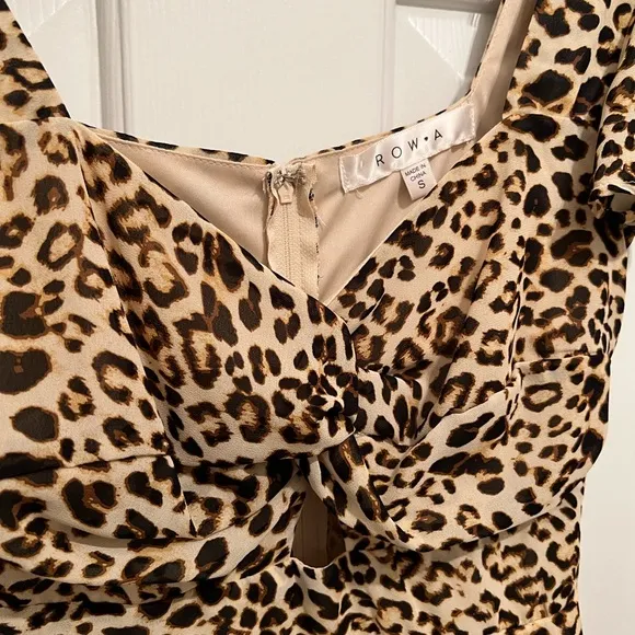 ROW A ANIMAL PRINT TWIST FRONT COCKTAIL DRESS VIA NORDSTROM - Image 3