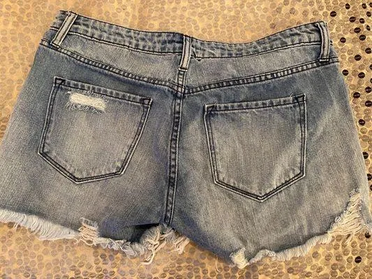 Vervet Distressed Denim Shorts - Image 2