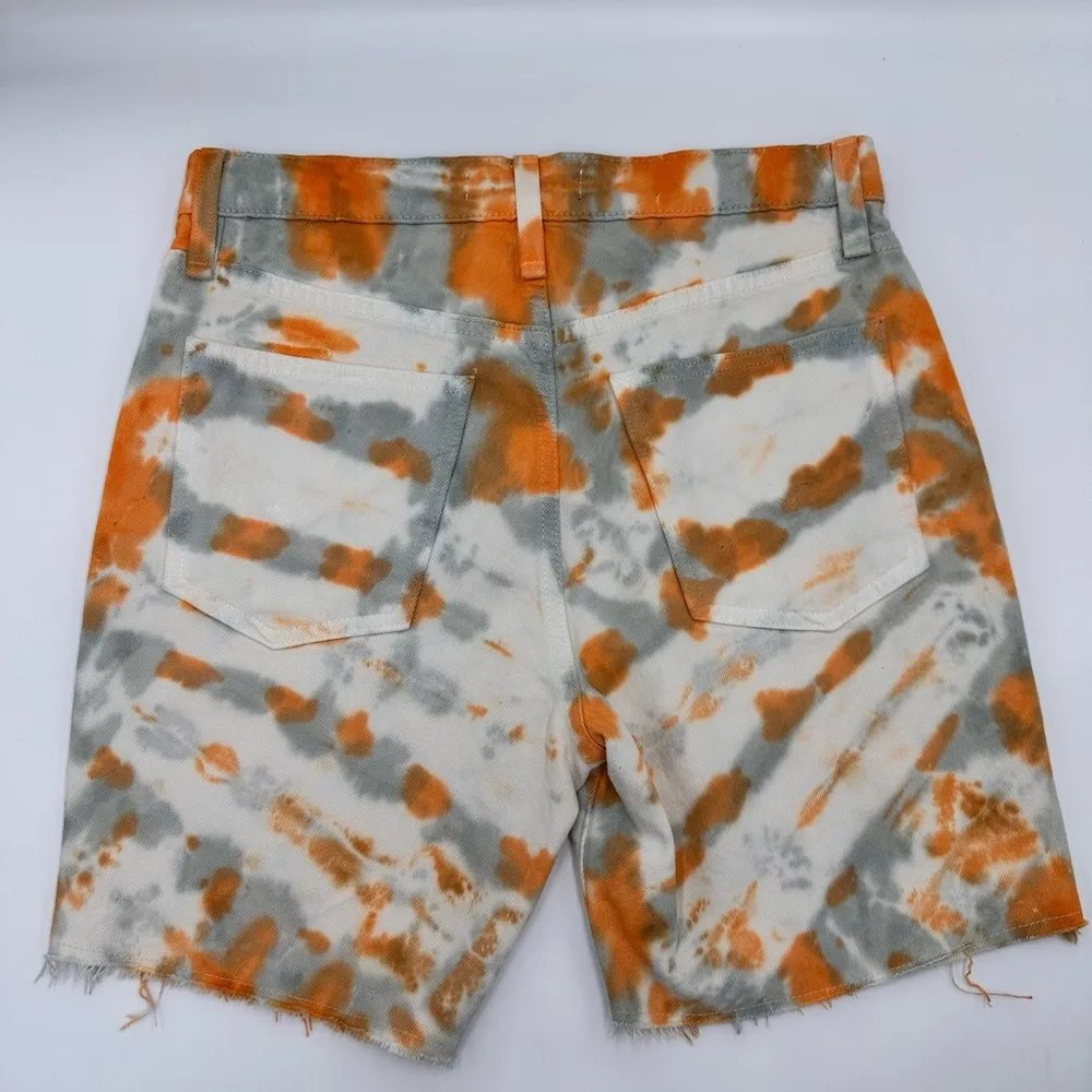 
Hana Mini Biker Shorts in Magnetic Tangerine 27 - Image 3