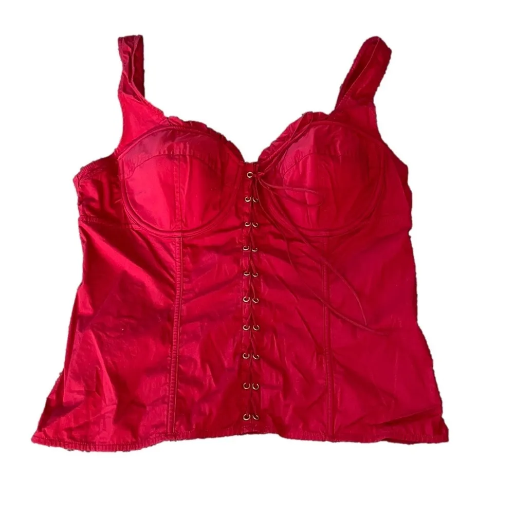 Moda International Corset Top Red Size L - Image 3