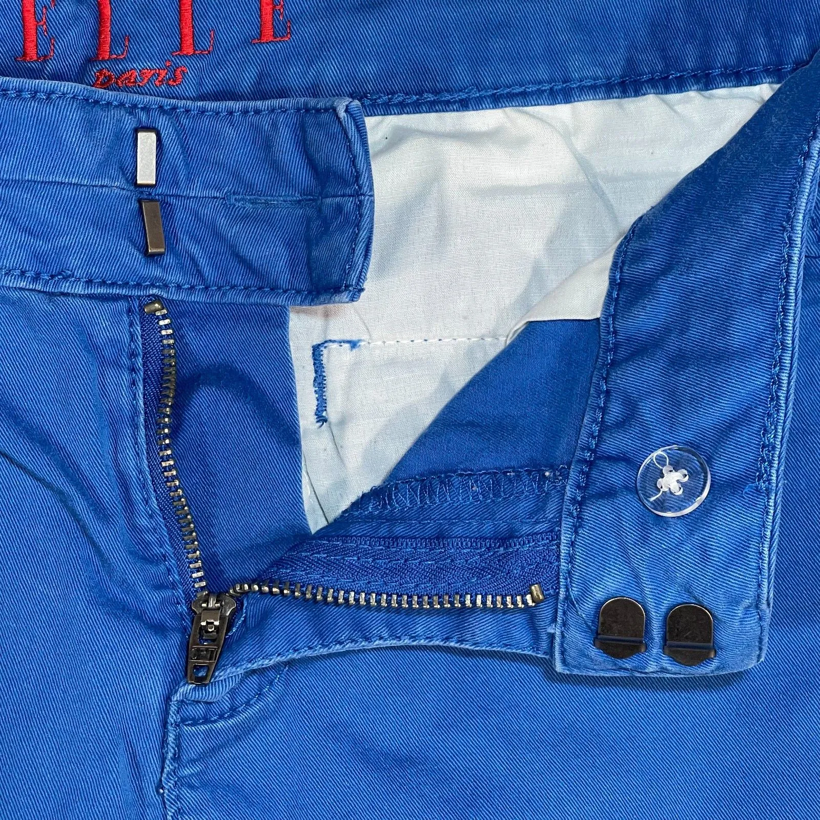 ELLE Royal Blue Chino Shorts - Size 6 - Image 3