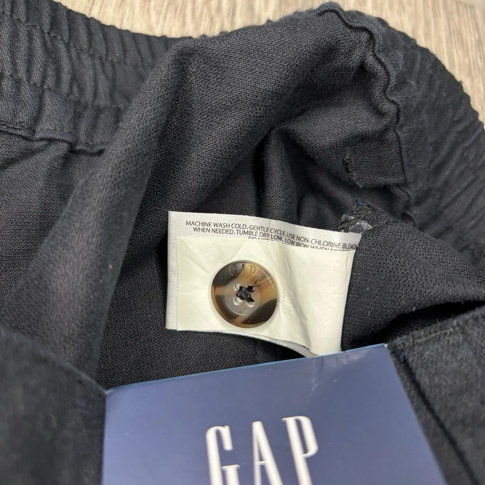 Gap Twill Jogger Pants Women's Tapered Sweatpants Stretch Waistband Size LARGE - Image 6