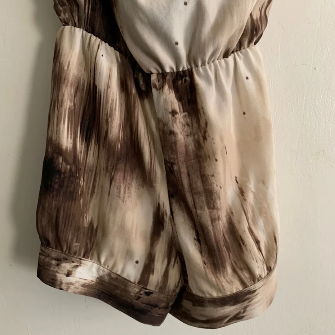 Guess Trina Printed Tie Dye Romper - Image 7