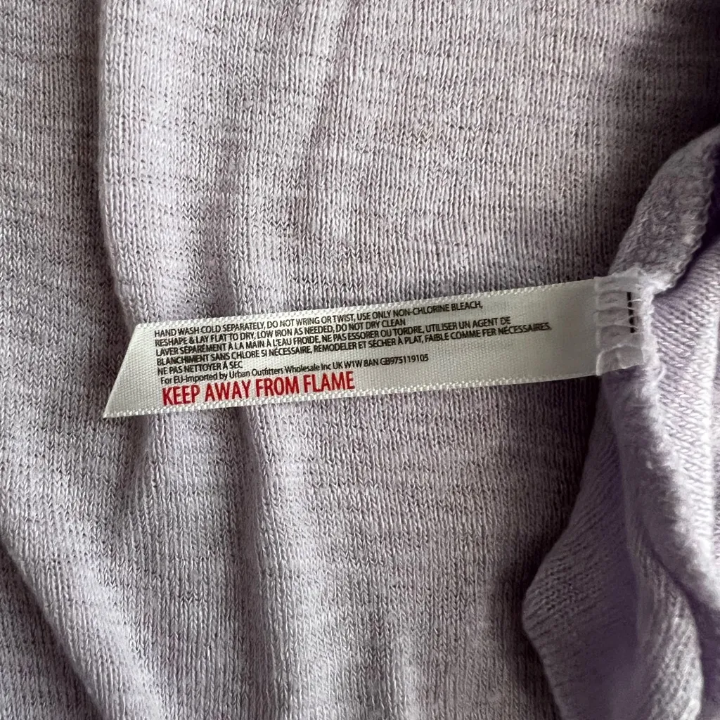 ✨ Intimately Free People Lavender Tunic Top – Boho Layered Asymmetrical Hem ✨ - Image 4