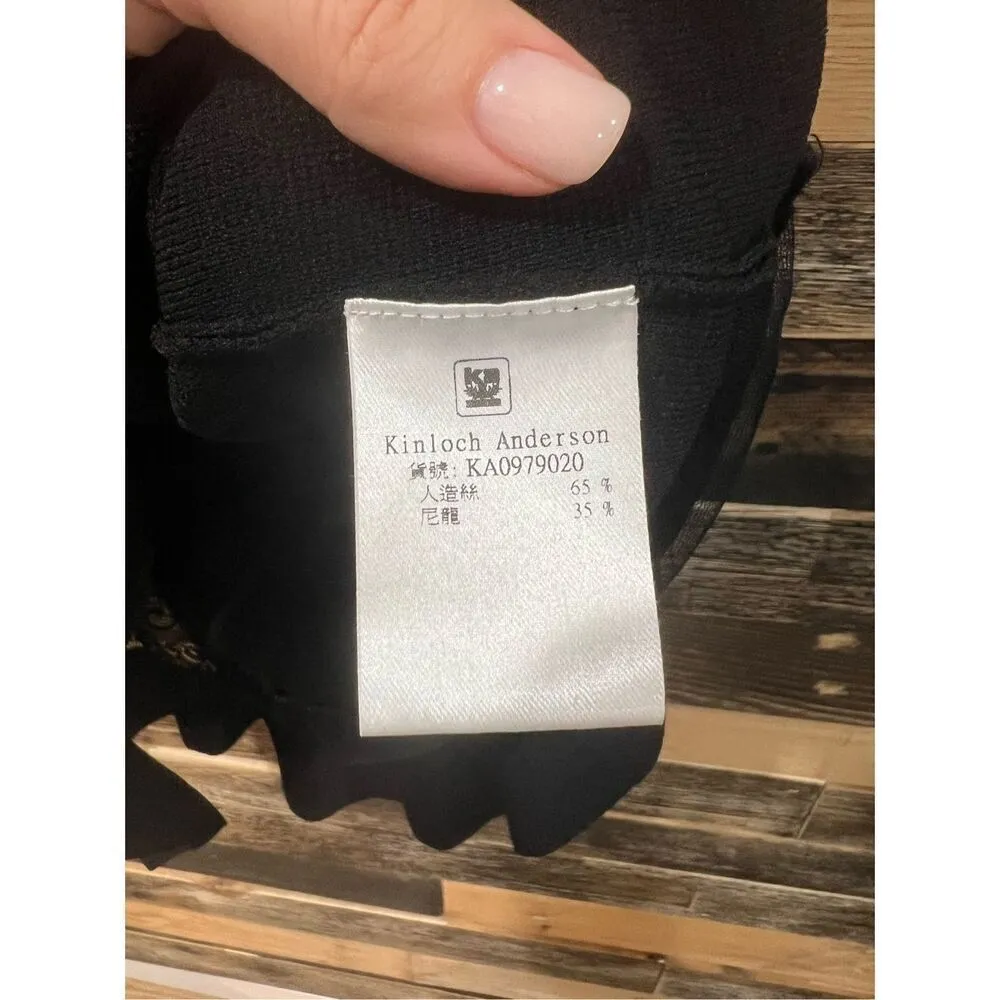 Kinloch Anderson mini sleeveless dress euro sz 36 fit US S Black - Image 4