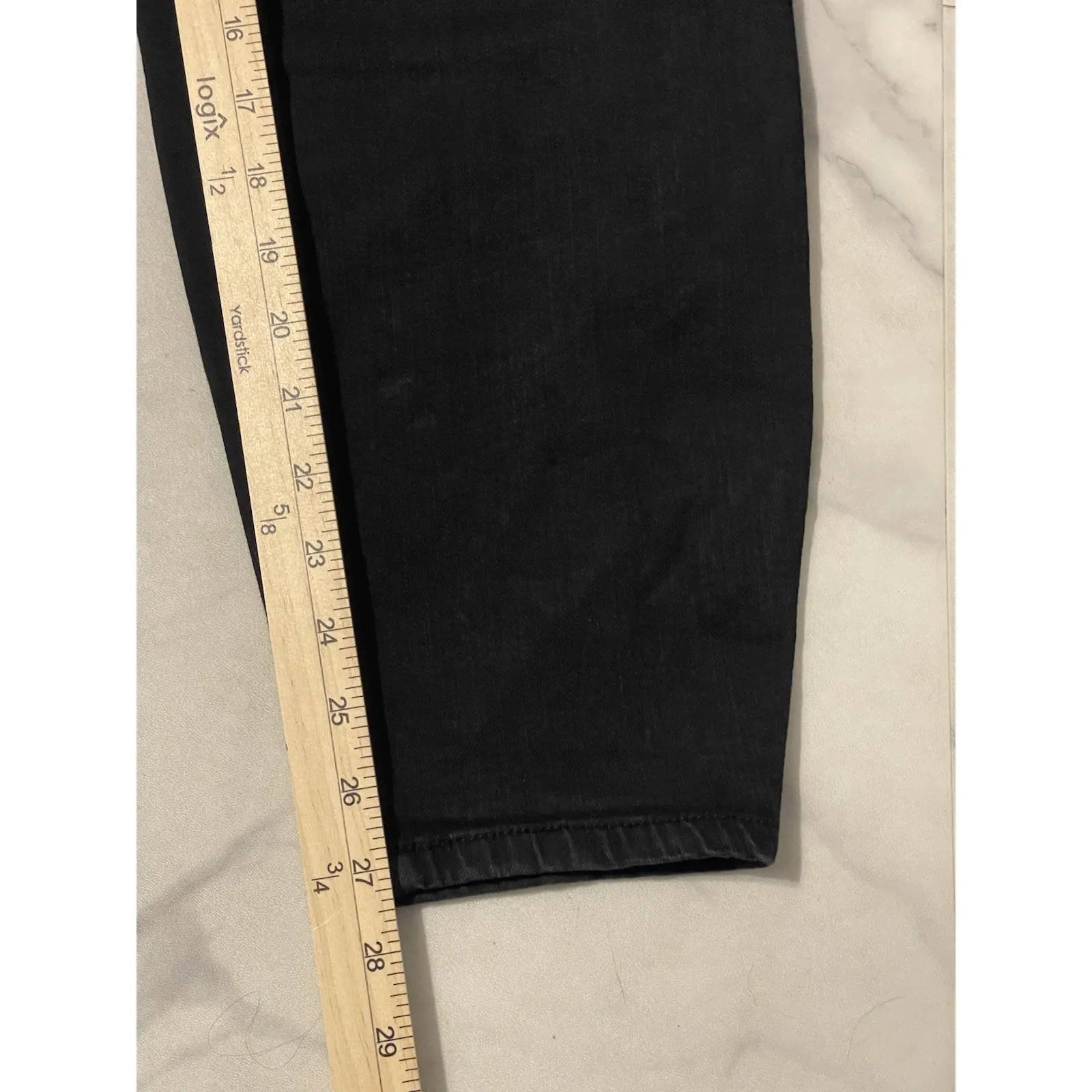 Torrid Black Jegging High Rise Deco Zippers Stretch Jeans Size 24R G0153 - Image 4