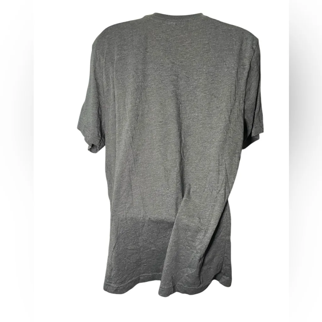 Bella + Canvas Graphic Tee Christmas Beer Mug Holiday Print Heather Gray L - Image 2