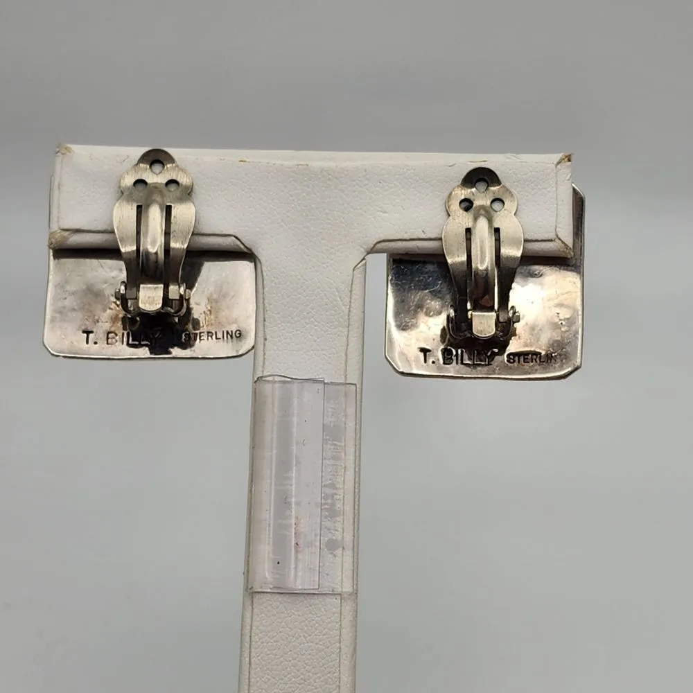 Vintage T. Billy Navajo Sterling Silver Kokopelli Clip - Image 4