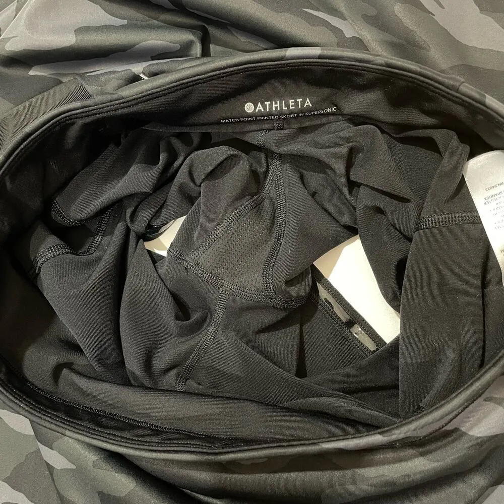 Athleta Match Point Printed Skort in Supersonic - Black Camo - Small - Image 13