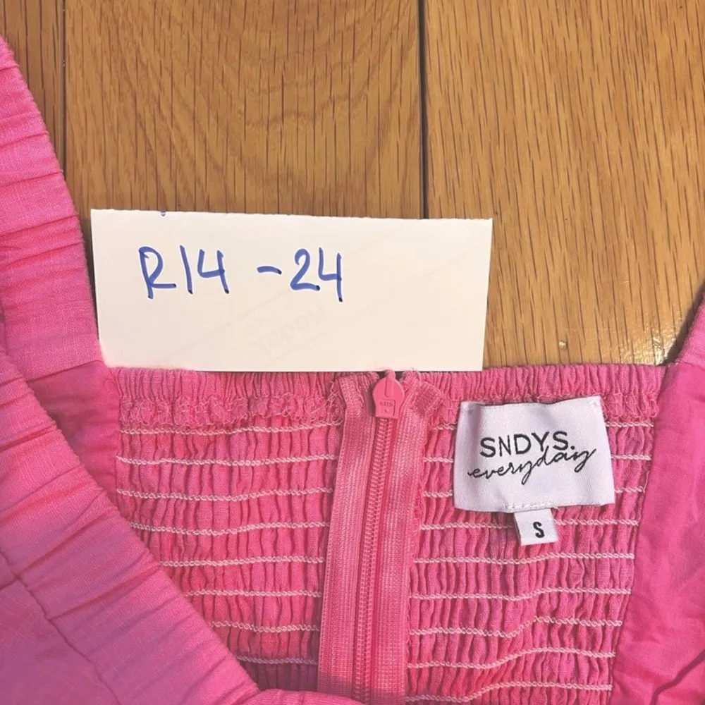 NWOT Tuscany Linen Dress in Bubblegum
SNDYS, size S Pink - Image 5