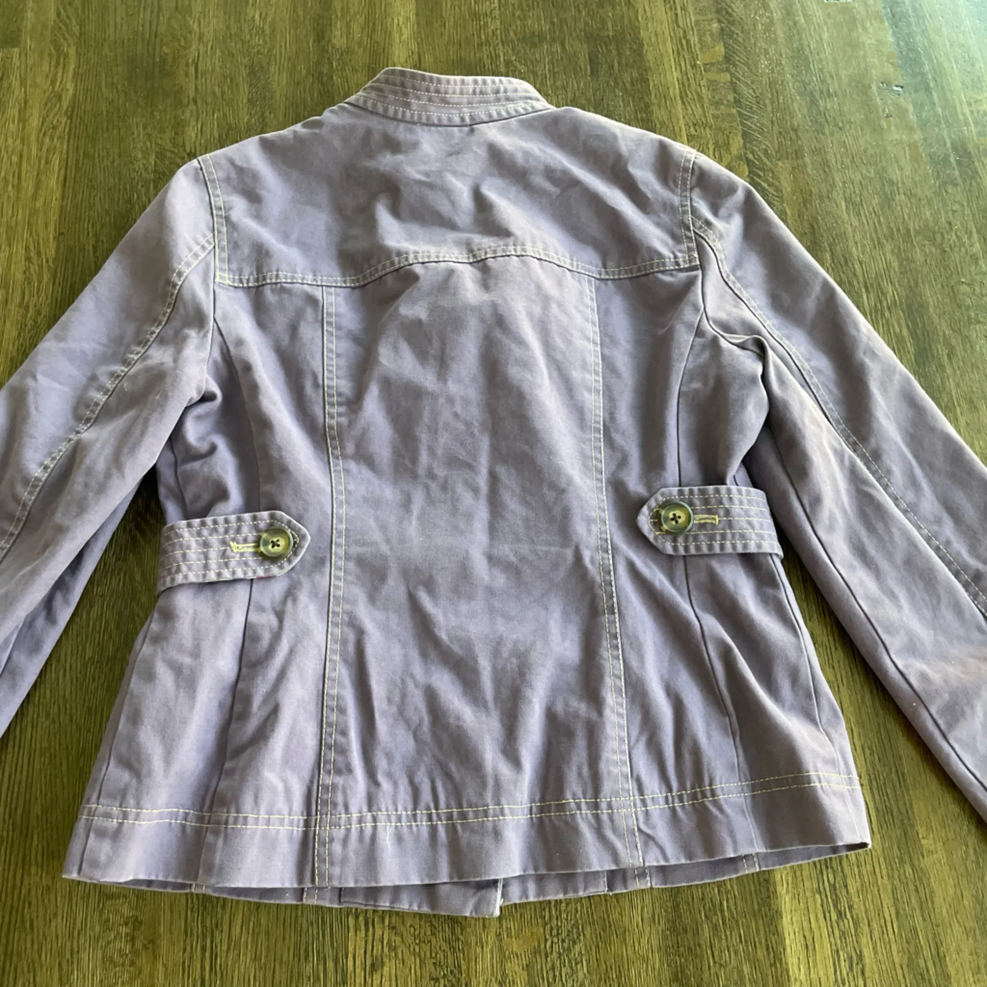 Boden Purple Cotton Coat - Image 2