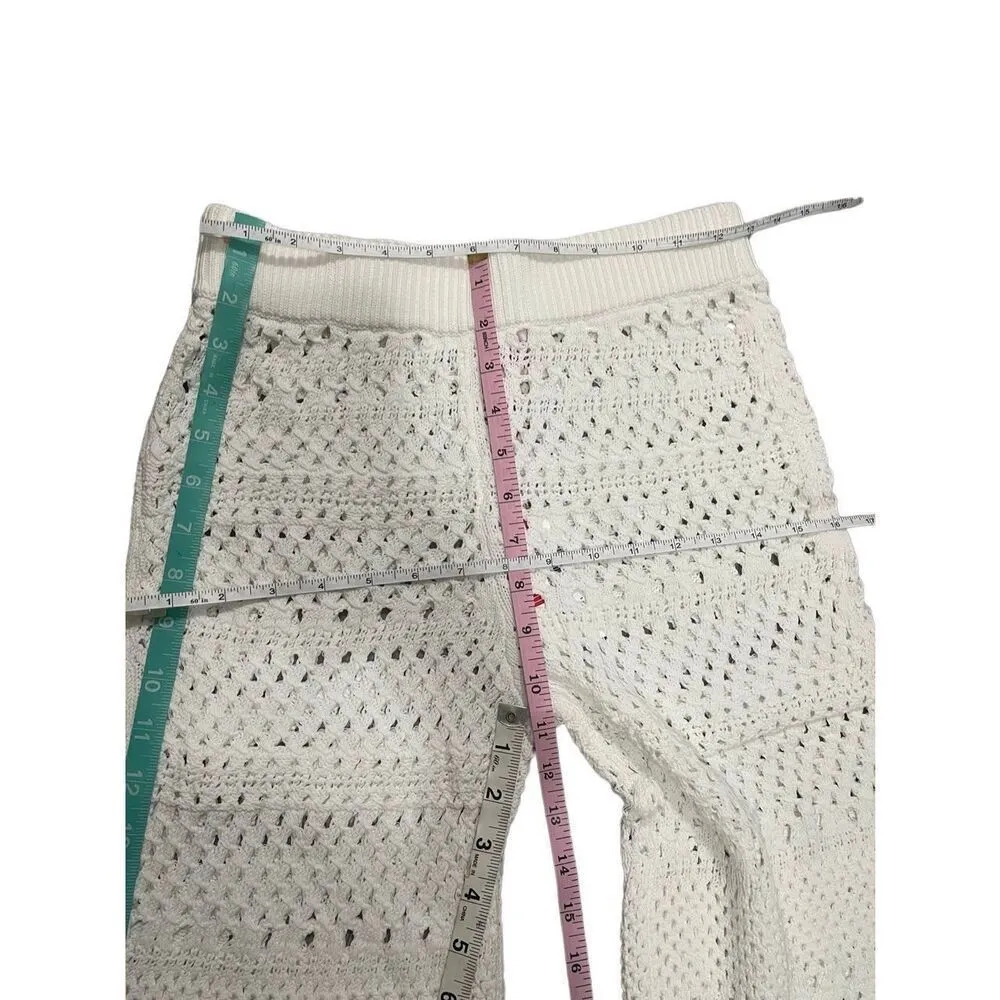 Solid & Striped  the Logan crochet cover up pants Small - Image 5