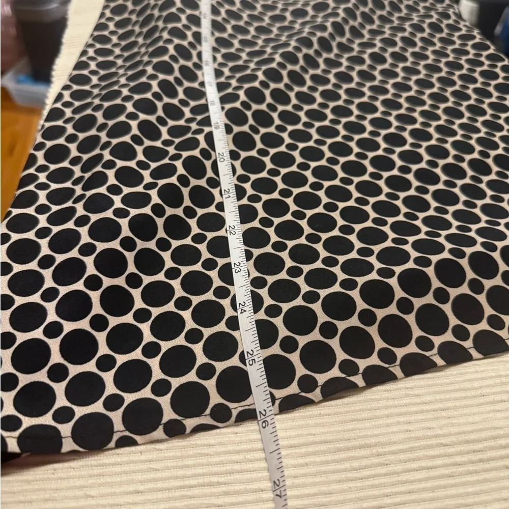 Double Zero Black and Cream Geometric Camisole - Image 6