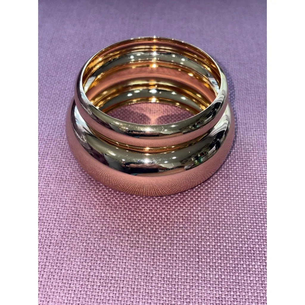 8 Other Reasons Bangle Bracelet Set in Gold One Size Womens jewelry - Image 3