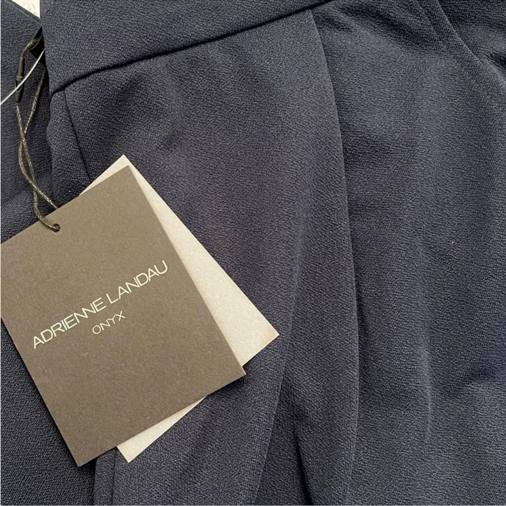 2 PC Adrienne Landau Onyx Women's Crop Blazer AND Onyx Pencil Slacks NWT Blue - Image 12