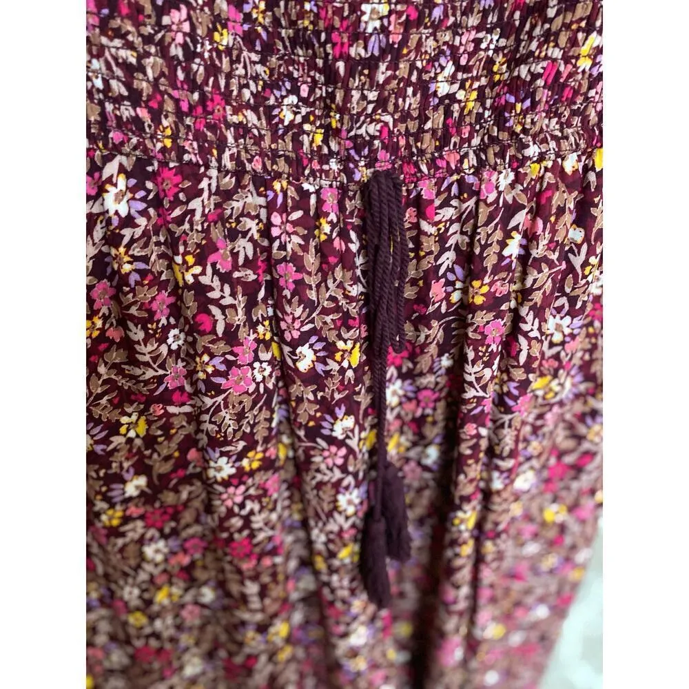 Cottagecore Smocked Romper Ditsy Floral Boho Romantic Feminine Jumpsuit Coquette - Image 7