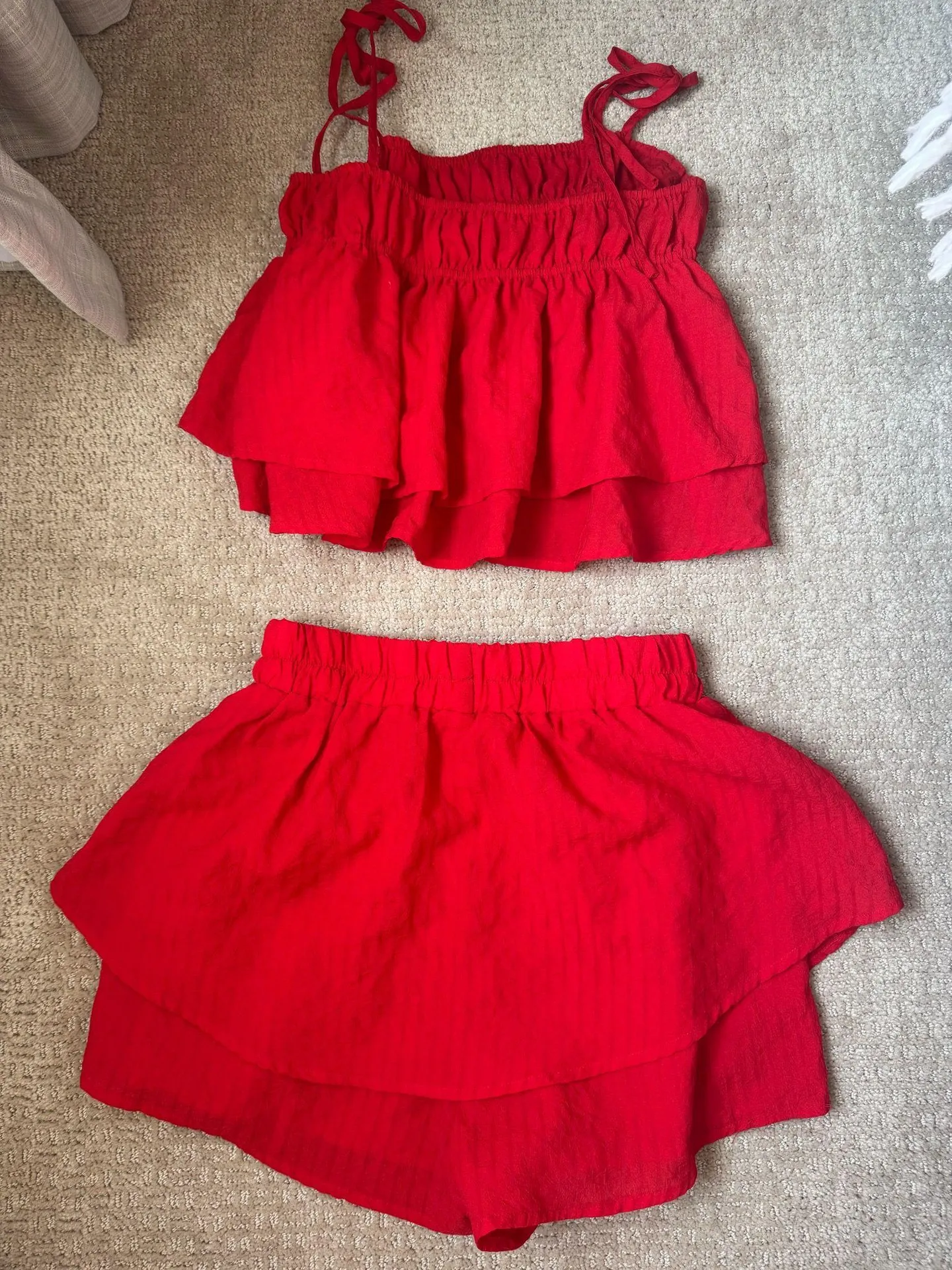 &merci Red two piece set - Image 2