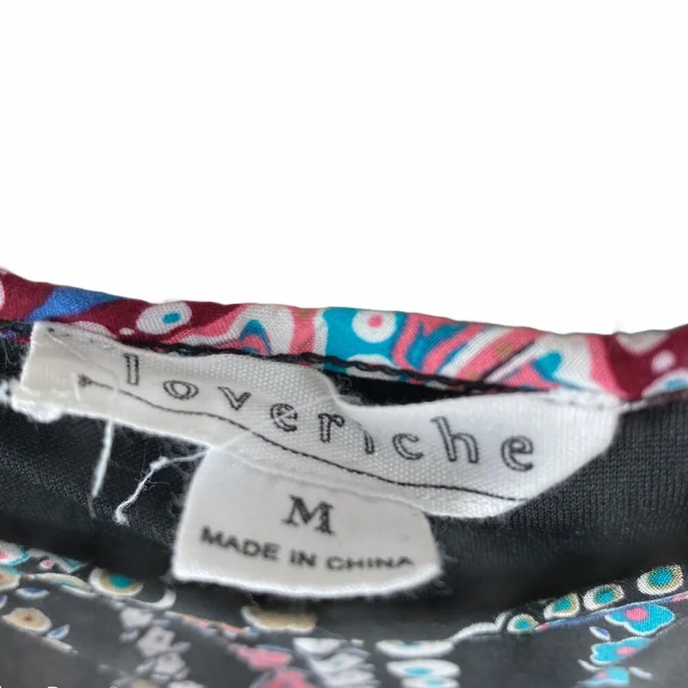 Love Riche Off the Shoulder Boho Dress Size Medium - Image 7