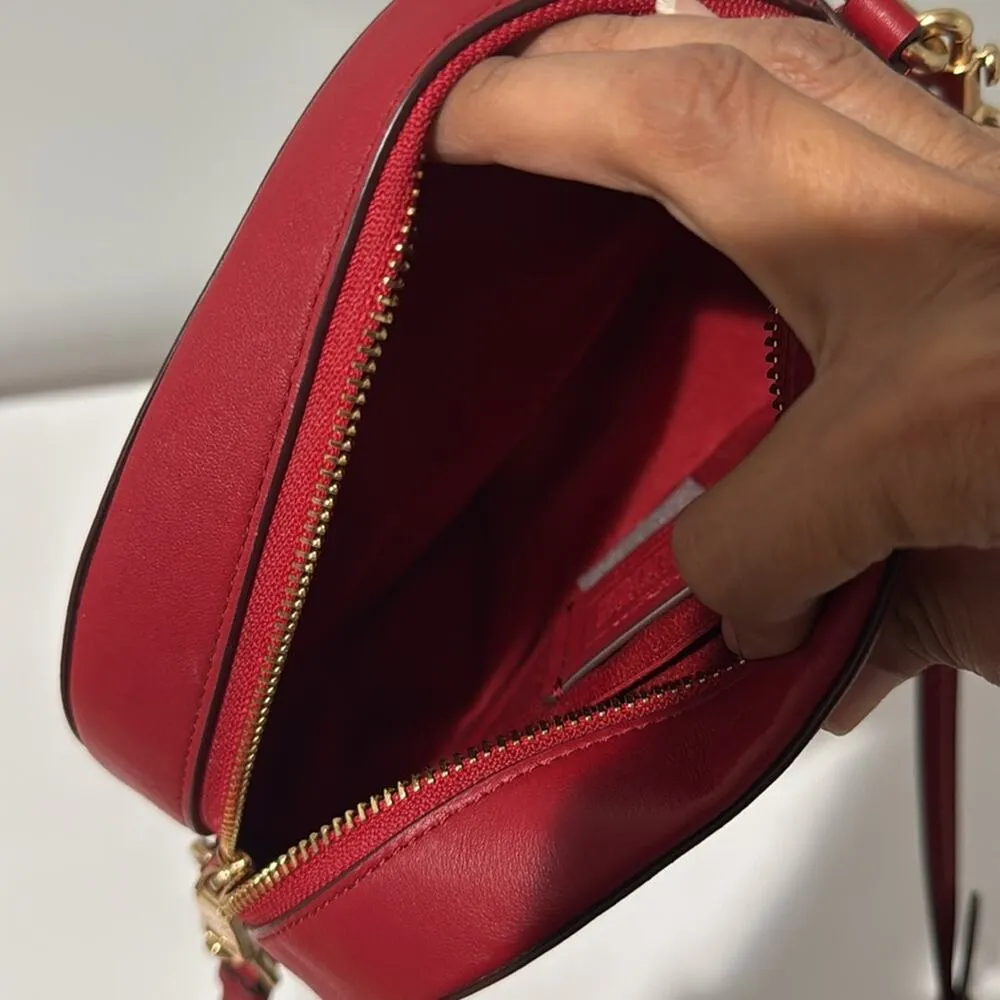 Coach Camera Bag with Horse and Carriage Dot Travel Date Night Girls Night Out - Image 5